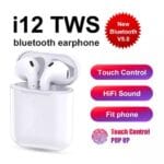 i12-tws-earbudstouch-control-earphones-headsets-with-mic-in-ear-stereo-earbuds-mini-headphones-wireless-bluetooth-5-0-with-case-sensors-compatible-with-ios-and-android-devices - 4